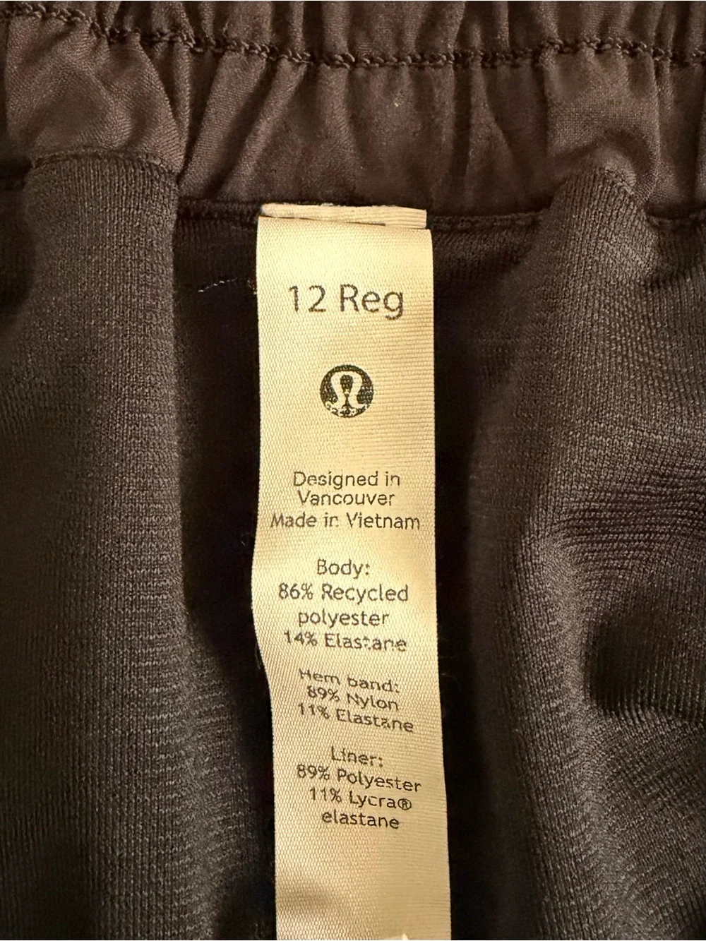 Lululemon Hotty Hot Shorts Black Lined 2.5” LW7ARKR
